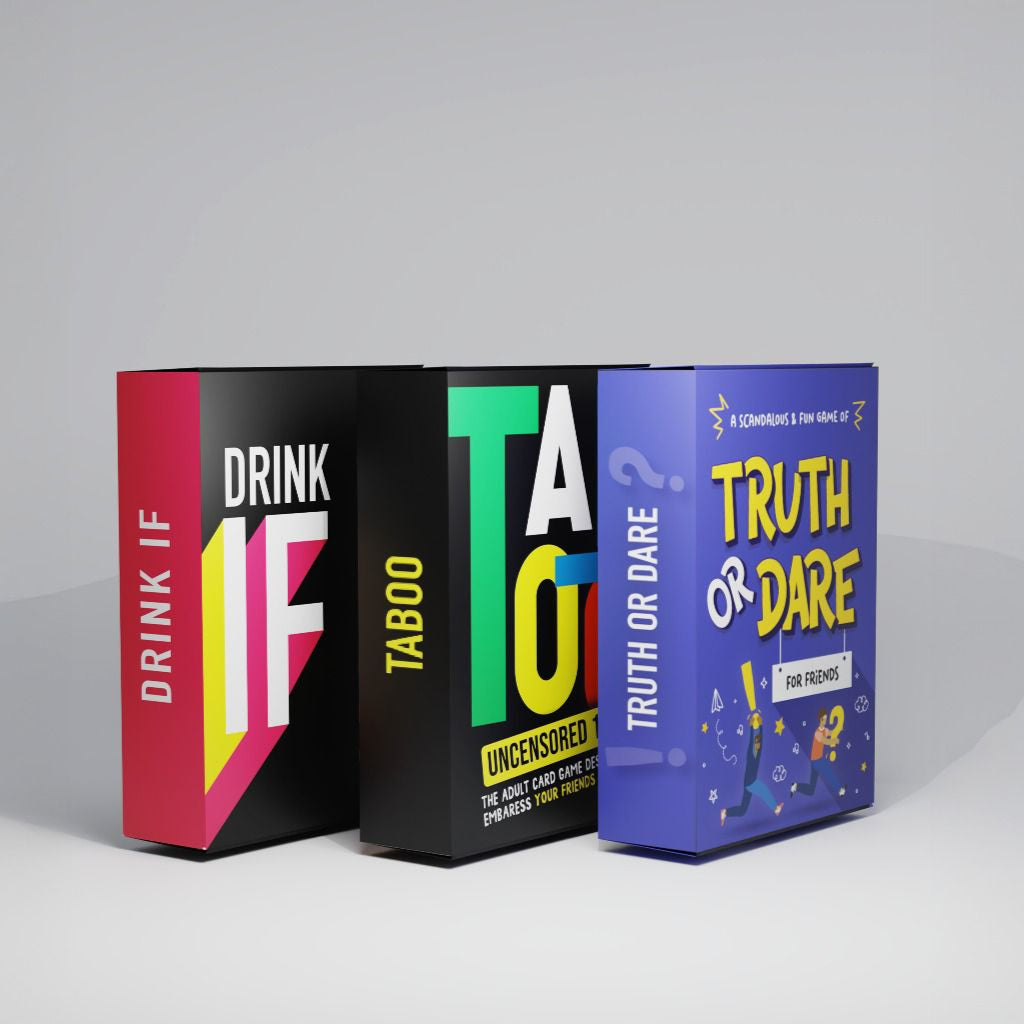 Bundle of Fun – Truth or Dare, Taboo & Drink If (Party Edition)