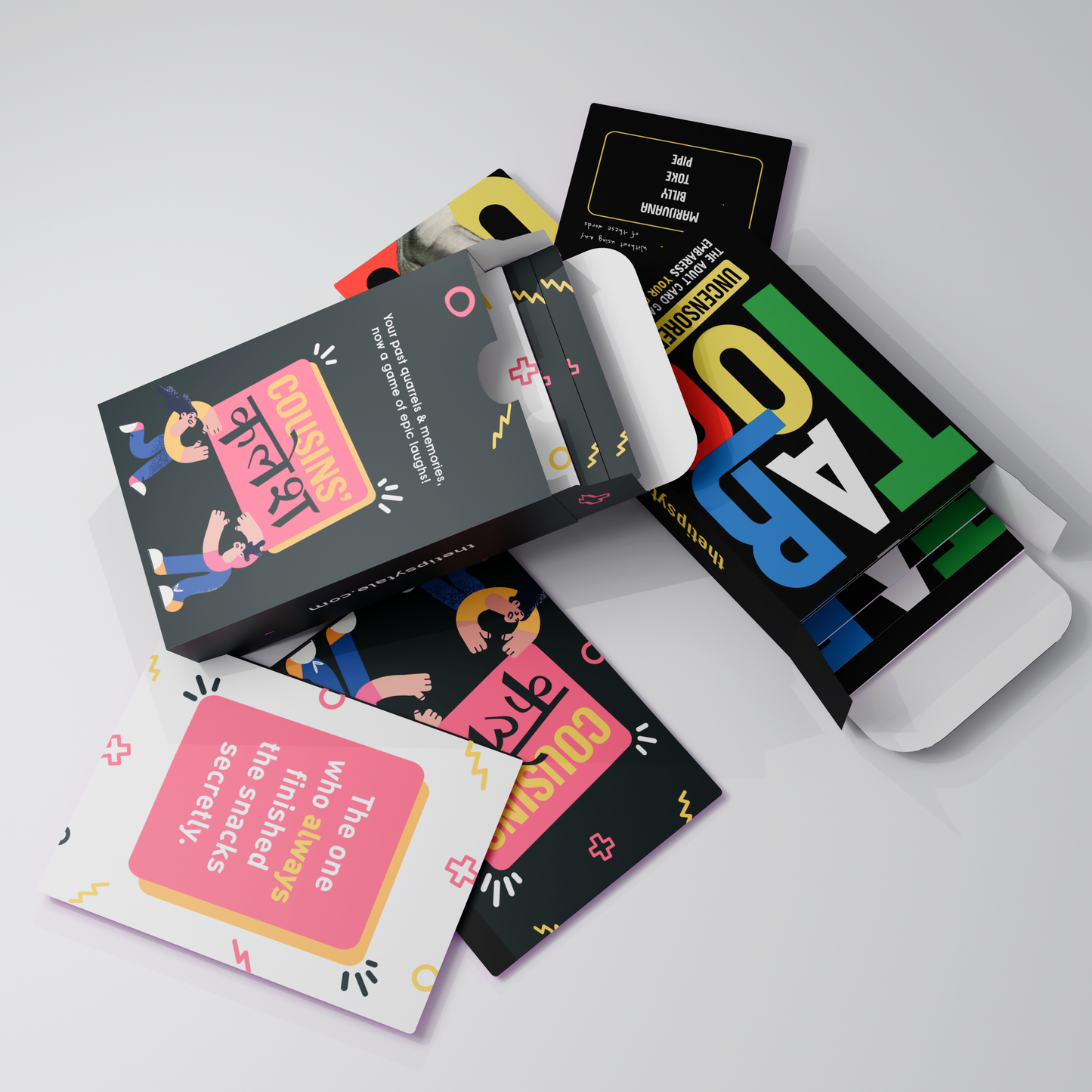 Taboo and Cousin Kalesh - 2-Game Combo for Nonstop Laughter