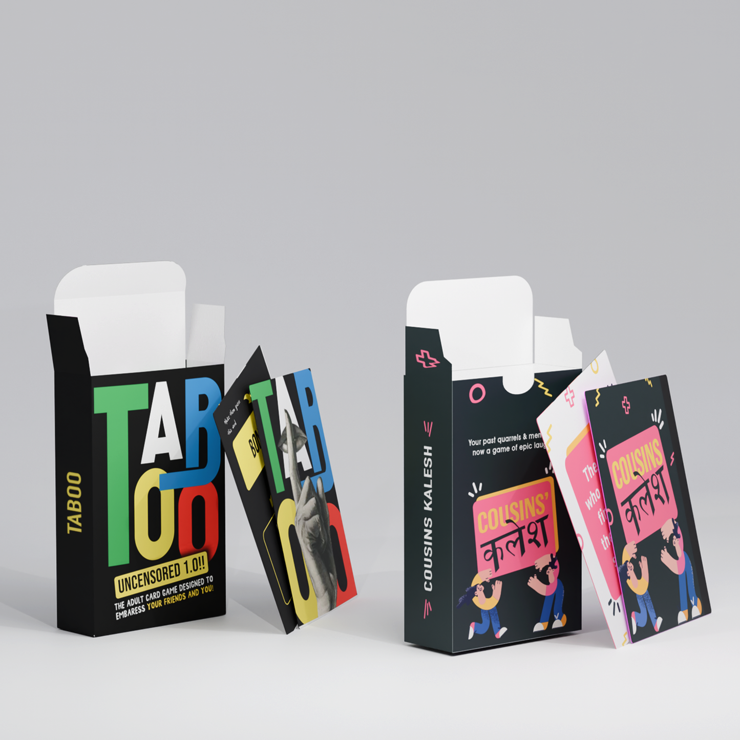 Taboo and Cousin Kalesh - 2-Game Combo for Nonstop Laughter